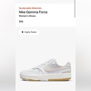 Women’s Size 8.5 Gamma Force Nike Sneakers.